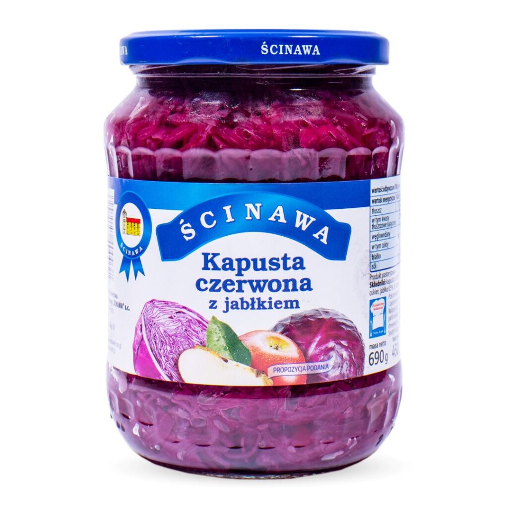 KAPUSTA CZERWONA Z JABŁKIEM 720