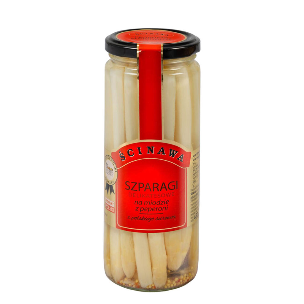 Szparagi delikatesowe z peperoni